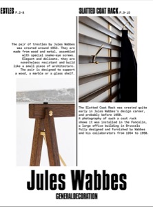 Trestles & Slatted Coat Rack Catalogue