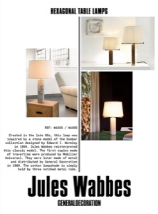 Hexagonal Table Lamps Catalogue
